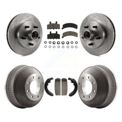 Front Rear Brake Rotor Ceramic Pad & Drum Kit For C1500 Suburban Chevrolet GMC GAS engine K8C-102777