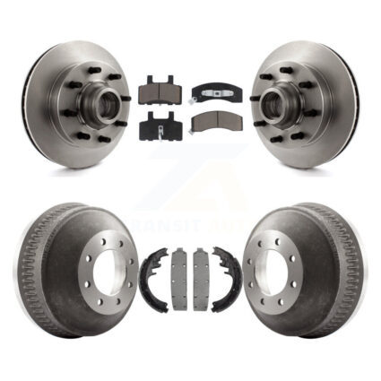 Front Rear Disc Brake Rotor Ceramic Pad & Drum Kit For C2500 Chevrolet GMC C1500 Suburban K8C-102779