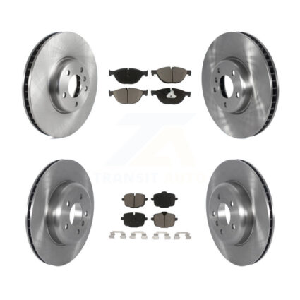 Front Rear Disc Brake Rotor And Ceramic Pad Kit (6Pc) For BMW 550i xDrive 650i Gran Coupe K8C-102984