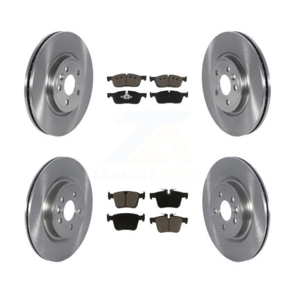 Front Rear Brake Rotors Ceramic Pad Kit For Jaguar F-Pace With 325mm Diameter Rotor K8C-102994