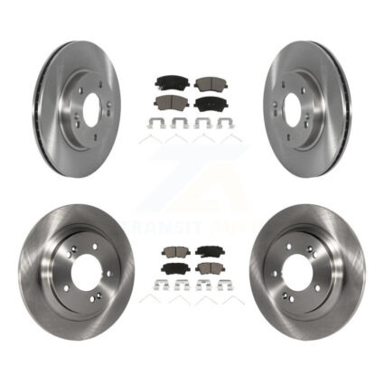 Front Rear Disc Brake Rotors And Ceramic Pads Kit For Hyundai Ioniq Kia Niro K8C-102997