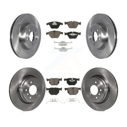 Front Rear Disc Brake Rotors And Ceramic Pads Kit For 2012 BMW 335i Convertible/Coupe K8C-103006