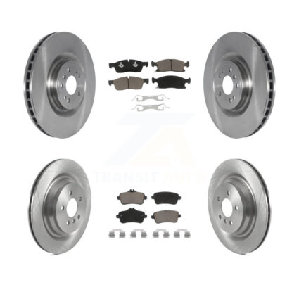 Front Rear Disc Brake Rotors & Ceramic Pad Kit For Mercedes-Benz GL350 GLS450 GL450 ML250 K8C-103007