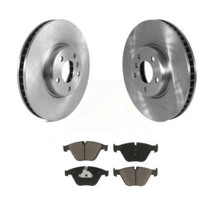 Front Disc Brake Rotors And Ceramic Pads Kit For 2011-2013 BMW 535i K8C-103011