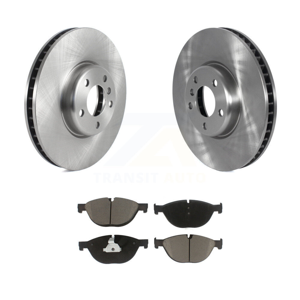 Front Brake Rotor Ceramic Pad Kit For BMW 550i xDrive 650i Gran Coupe 535i GT 740Li 740Ld K8C-103012