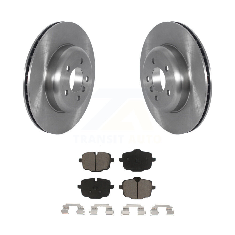 Rear Brake Rotors Ceramic Pad Kit For BMW 550i xDrive 650i Gran Coupe 640i 535i Alpina B6 K8C-103022