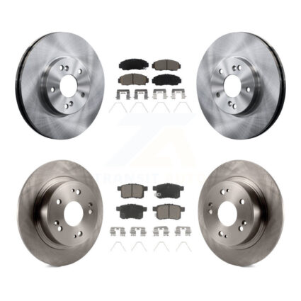 Front Rear Disc Brake Rotors And Ceramic Pads Kit For Honda Accord Acura TSX K8C-103031