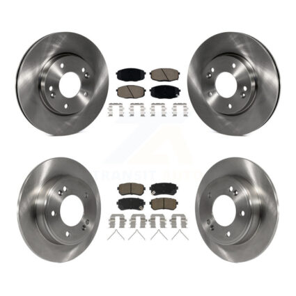 Front Rear Disc Brake Rotors And Ceramic Pads Kit For Hyundai Kona Kia Seltos K8C-103037