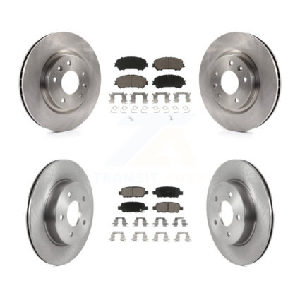 Front Rear Disc Brake Rotors And Ceramic Pads Kit For Nissan Qashqai Rogue Sport K8C-103039
