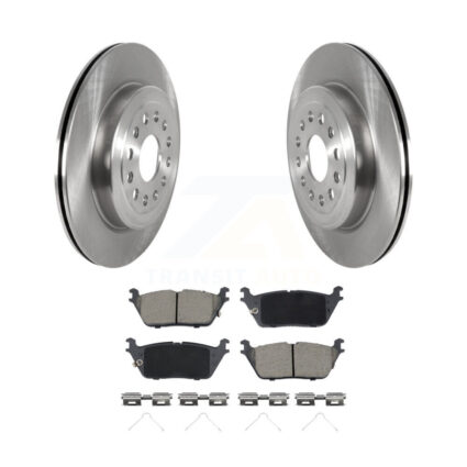 Rear Disc Brake Rotors And Ceramic Pads Kit For Ram 1500 K8C-103049