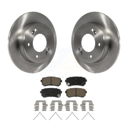 Rear Disc Brake Rotors And Ceramic Pads Kit For Hyundai Kona Kia Seltos K8C-103052