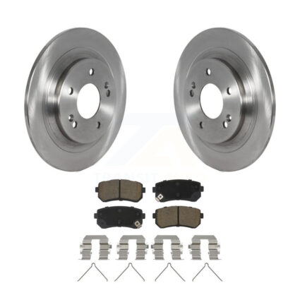 Rear Disc Brake Rotors And Ceramic Pads Kit For Hyundai Kona Kia Seltos K8C-103053