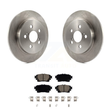 Rear Brake Rotor Ceramic Pad Kit For 2019 Toyota Corolla 1.8L With Electric Parking K8C-103055