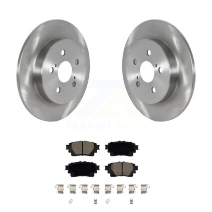 Rear Disc Brake Rotors And Ceramic Pads Kit For Toyota Corolla K8C-103056