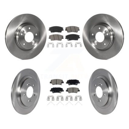 Front Rear Disc Brake Rotors And Ceramic Pads Kit For Kia Sportage Hyundai Tucson K8C-103092