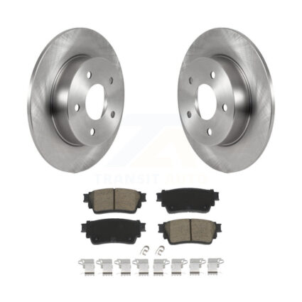 Rear Disc Brake Rotors And Ceramic Pads Kit For Nissan Kicks Altima K8C-103097