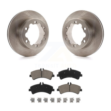 Rear Disc Brake Rotors Ceramic Pad Kit For Sprinter 3500 Mercedes-Benz Dodge Freightliner K8C-103099