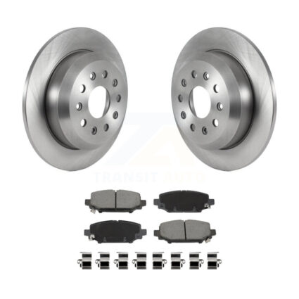 Rear Disc Brake Rotors And Ceramic Pads Kit For 2018-2020 Jeep Wrangler Sport K8C-103102