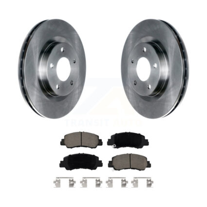 Front Disc Brake Rotors And Ceramic Pads Kit For Mitsubishi Eclipse Cross K8C-103104