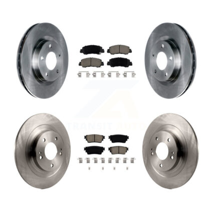 Front Rear Disc Brake Rotors And Ceramic Pads Kit For Mitsubishi Eclipse Cross K8C-103105