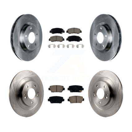 Front Rear Disc Brake Rotors And Ceramic Pads Kit For Mitsubishi Eclipse Cross K8C-103106