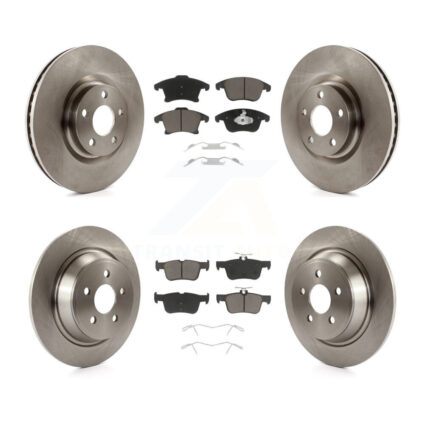 Front Rear Disc Brake Rotors Ceramic Pad Kit For Ford Police Responder Hybrid SSV Plug-In K8C-103113