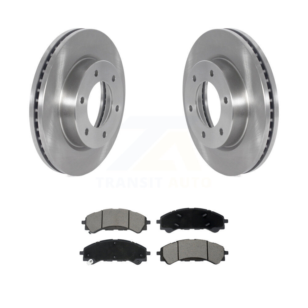 Front Disc Brake Rotors And Ceramic Pads Kit For Ford Ranger Bronco K8C-103115