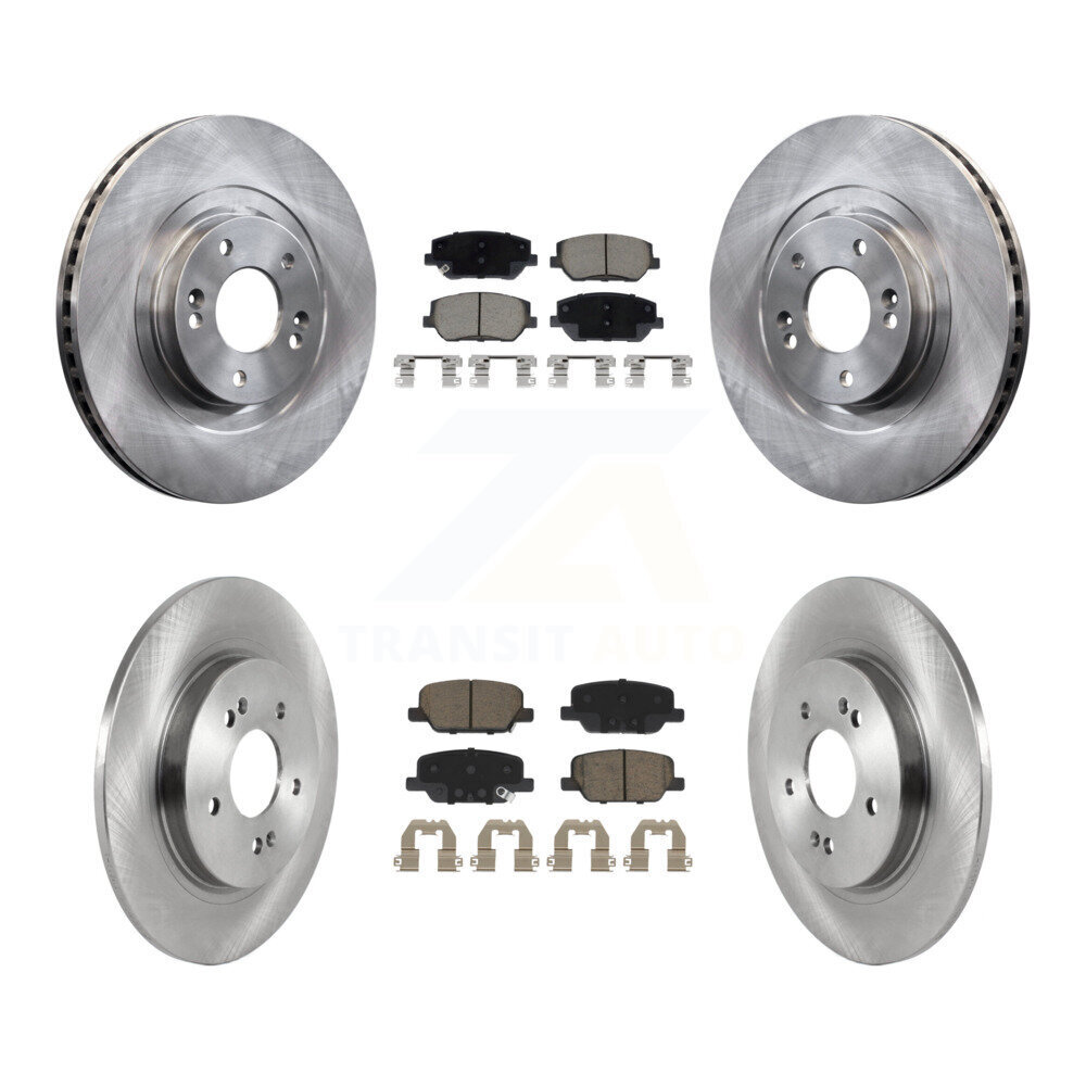 Front Rear Disc Brake Rotors And Ceramic Pads Kit For 2019-2020 Hyundai Santa Fe K8C-103119