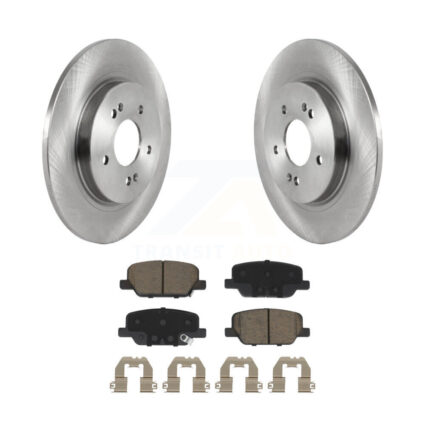 Rear Disc Brake Rotors And Ceramic Pads Kit For Hyundai Palisade Santa Fe Kia Telluride K8C-103123
