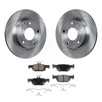 Rear Disc Brake Rotors And Ceramic Pads Kit For Mazda 3 CX-30 Sport K8C-103124