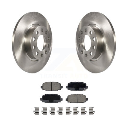 Rear Disc Brake Rotors And Ceramic Pads Kit For Jeep Compass K8C-103126