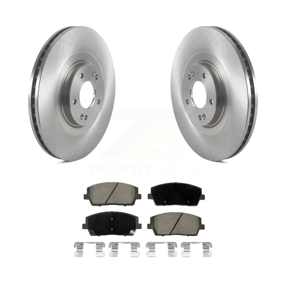 Front Disc Brake Rotors And Ceramic Pads Kit For Hyundai Palisade Kia Telluride K8C-103131