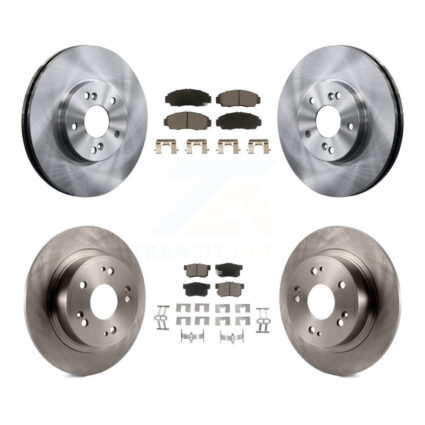 Front Rear Disc Brake Rotors And Ceramic Pads Kit For Honda Accord K8C-103136