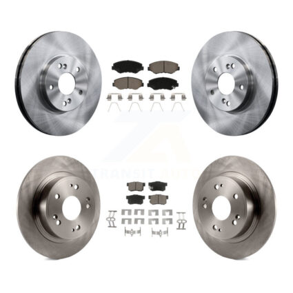 Front Rear Disc Brake Rotors And Ceramic Pads Kit For Honda Accord K8C-103137