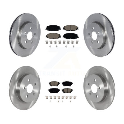 Front Rear Disc Brake Rotors And Ceramic Pads Kit For Toyota Corolla K8C-103139