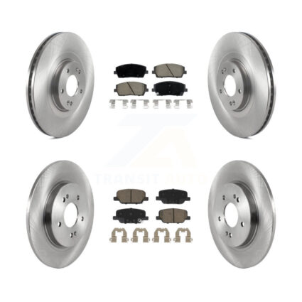 Front Rear Disc Brake Rotors And Ceramic Pads Kit For Hyundai Palisade Kia Telluride K8C-103142
