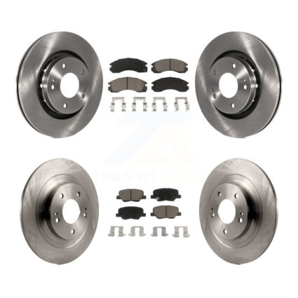 Front Rear Disc Brake Rotors And Ceramic Pads Kit For Mitsubishi Outlander PHEV K8C-103150