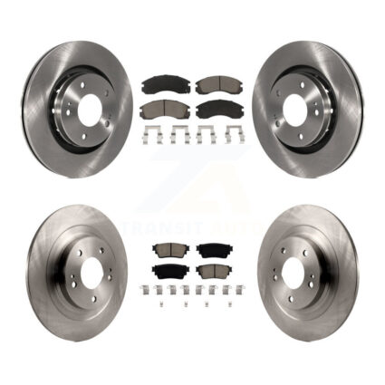Front Rear Disc Brake Rotors And Ceramic Pads Kit For Mitsubishi Outlander PHEV K8C-103151