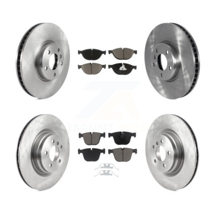 Front Rear Disc Brake Rotors And Ceramic Pads Kit (6Pc) For 2013 BMW ActiveHybrid 7 K8C-103152
