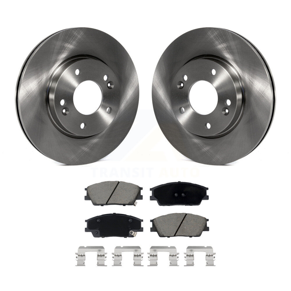Front Disc Brake Rotors And Ceramic Pads Kit For Hyundai Venue Kia Soul K8C-103154