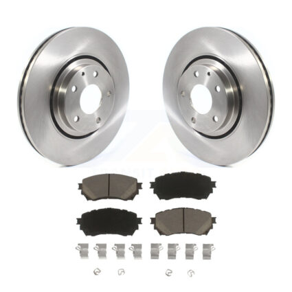Front Disc Brake Rotors And Ceramic Pads Kit For 2021 Mazda 6 Turbocharged K8C-103157