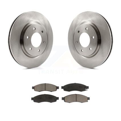 Front Disc Brake Rotors And Ceramic Pads Kit For 2007 Nissan TITAN From 04 07 K8C-103160