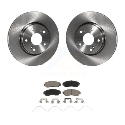 Front Disc Brake Rotors And Ceramic Pads Kit For Honda CR-V K8C-103162