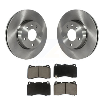Front Disc Brake Rotors And Ceramic Pads Kit For 2019 Cadillac ATS Base K8C-103165