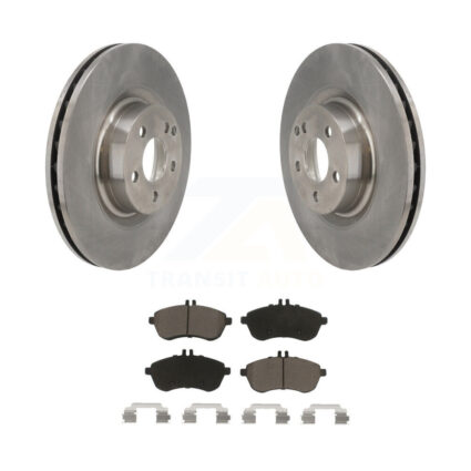 Front Disc Brake Rotors & Ceramic Pad Kit For Mercedes-Benz C250 Coupe With Sport Package K8C-103167