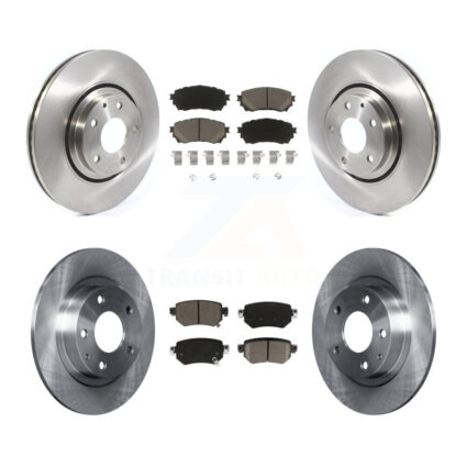 Front Rear Disc Brake Rotors And Ceramic Pads Kit For 2021 Mazda 6 Turbocharged K8C-103174
