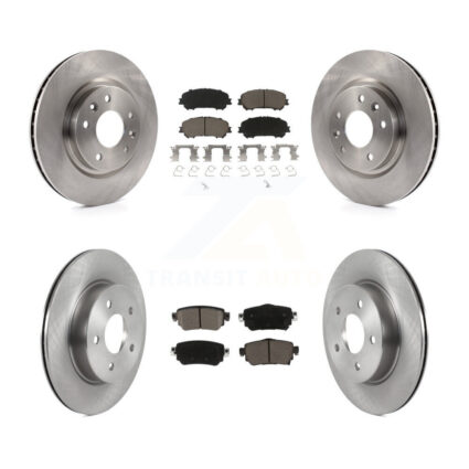 Front Rear Disc Brake Rotors And Ceramic Pads Kit For Nissan Rogue Sport Qashqai K8C-103176