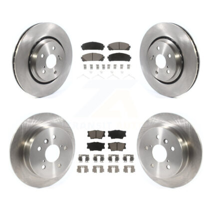 Front Rear Brake Rotors Ceramic Pad Kit For 22 Toyota Camry TRD With Manual Parking K8C-103184