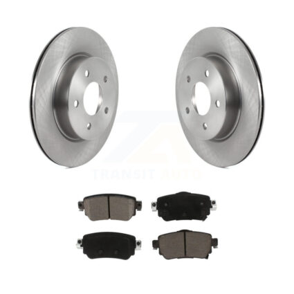 Rear Disc Brake Rotors And Ceramic Pads Kit For Nissan Rogue Sport Qashqai LEAF K8C-103197