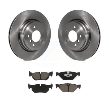 Rear Brake Rotor Ceramic Pad Kit For 2012 BMW X1 xDrive28i With 336mm Diameter K8C-103202